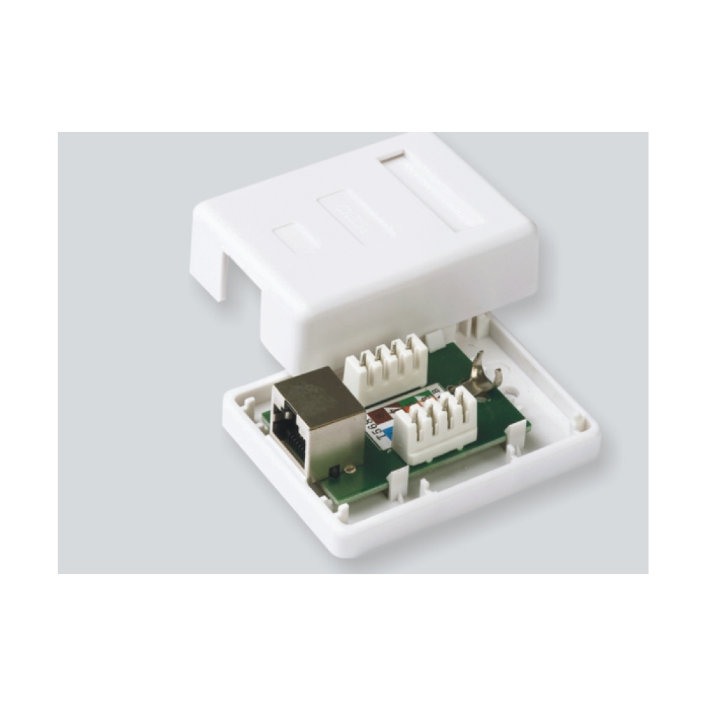 ΠPIZA STP CAT6A MINI EΠΙΤΟΙΧΗ ΜΟΝΗ