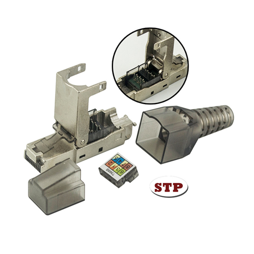 ΚΛΙΠΣ RJ45 8P8C STP CAT6 22-26AWG TOOLESS TYPE
