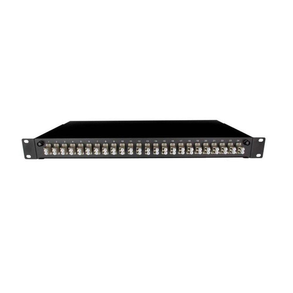 F.O PATCH PANEL 19'' 8 PORTS LC MM (ME 4 DUPLEX ADAPTORS MM)